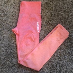 Gymshark Peach Ombré leggings